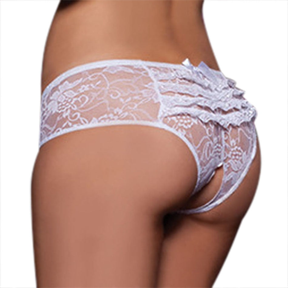 Crotchless Panty Lingerie Bowknot - Stargate Lingerie