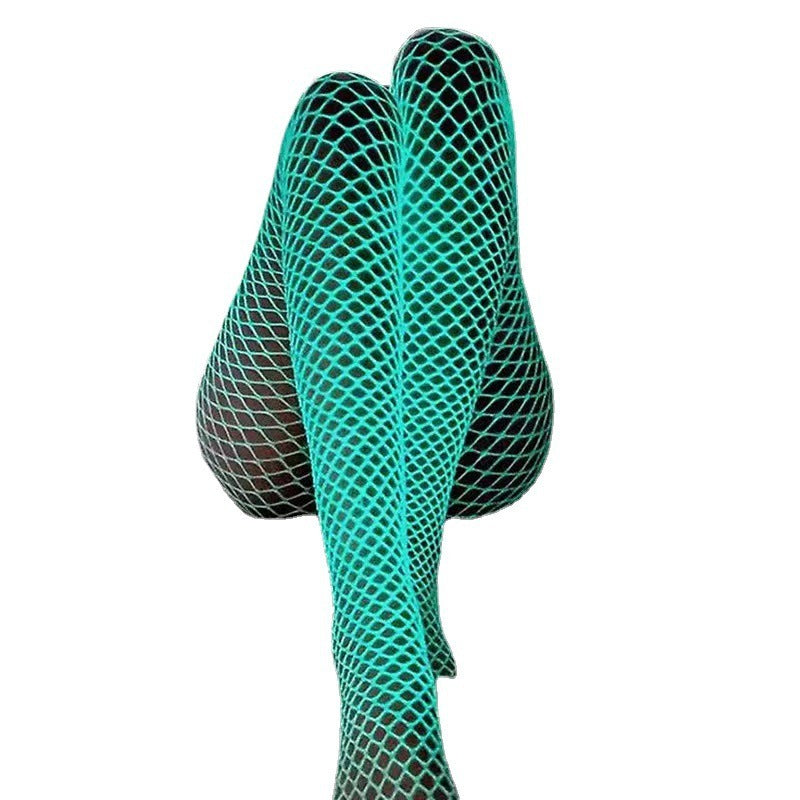 Glow In The Dark Pantyhose Mesh and Fishnet Stocking - Stargate Lingerie