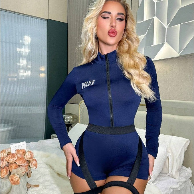 Police Play Costume Bodysuit Set  - Stargate Lingerie
