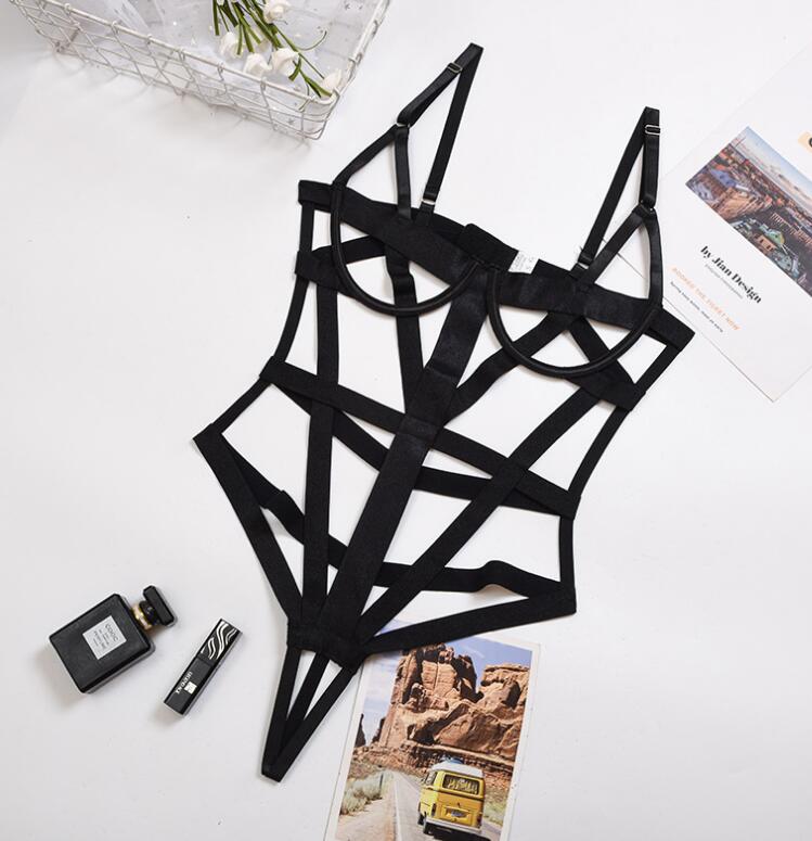 Complex Craftsmanship One-Piece Cross-Strap Sexy Lingerie - Stargate Lingerie
