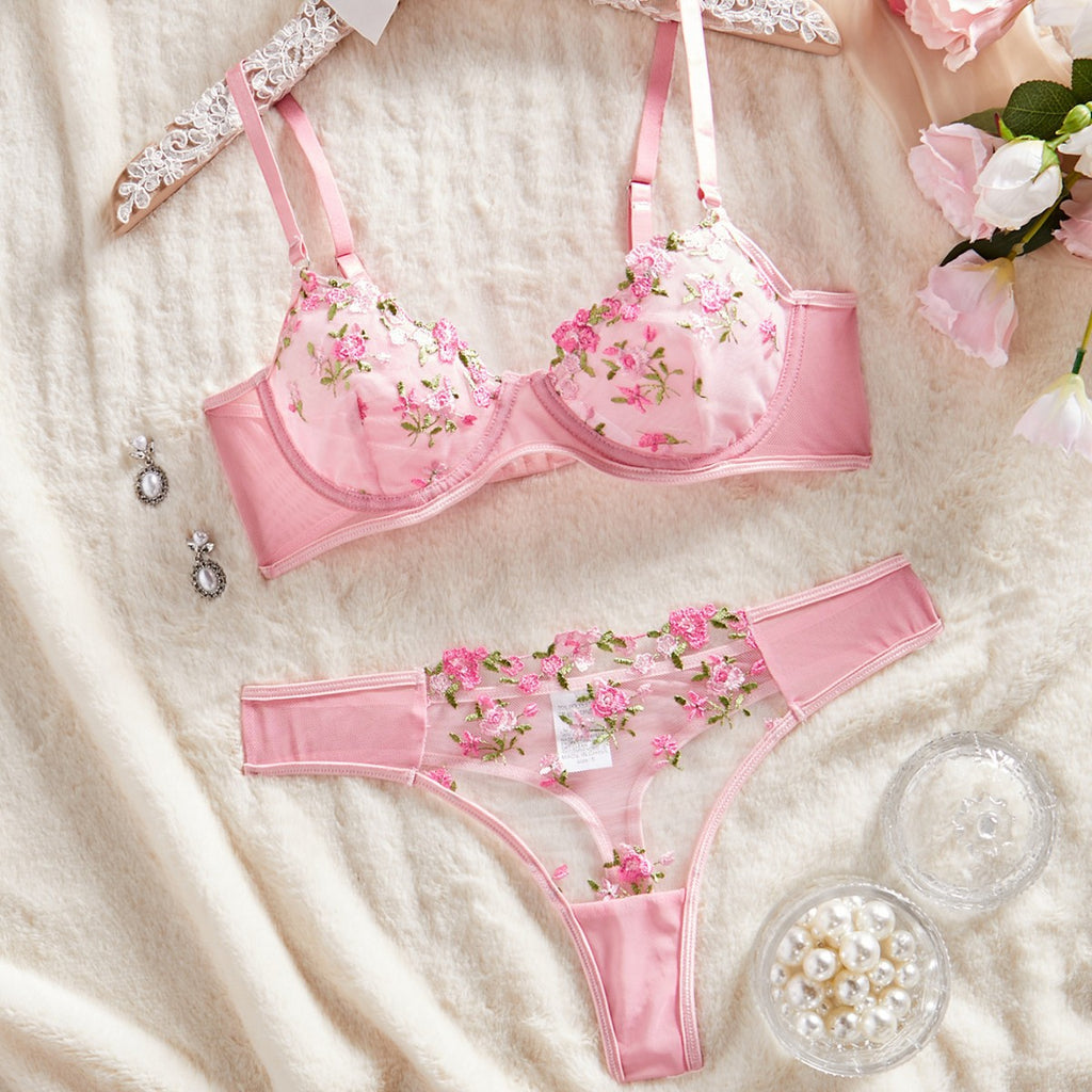 Sheer Mesh Lingerie Set - Stargate Lingerie