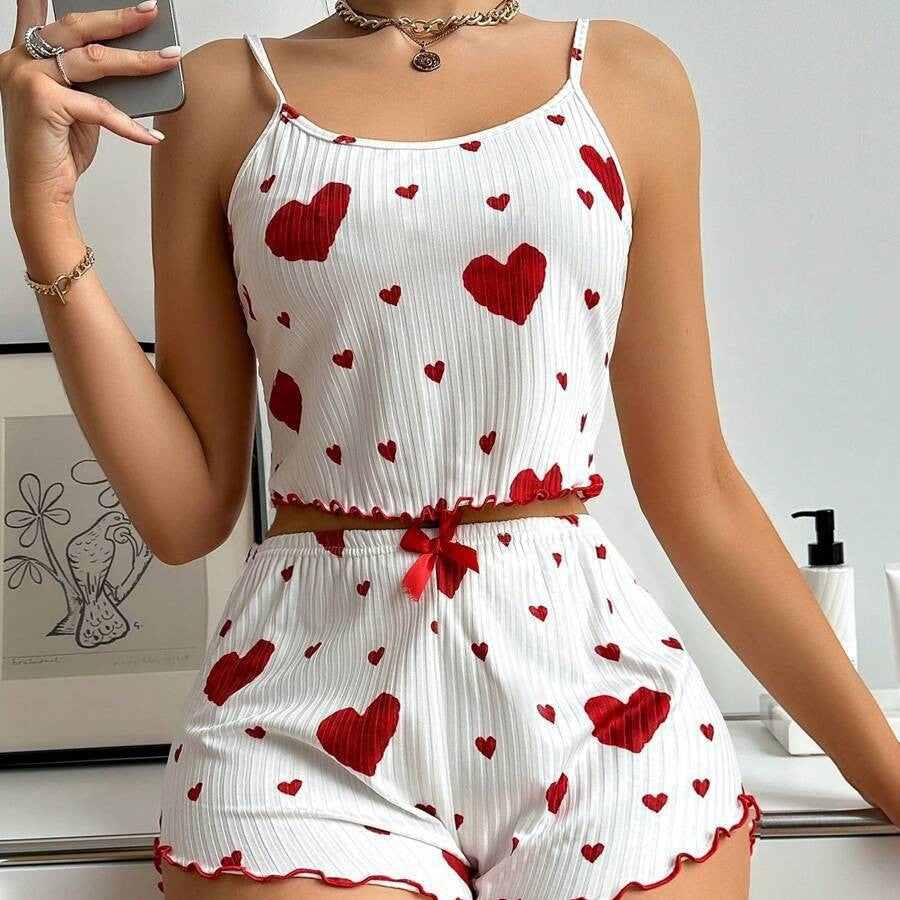 Sweet Heart Nightwear Combo - Stargate Lingerie