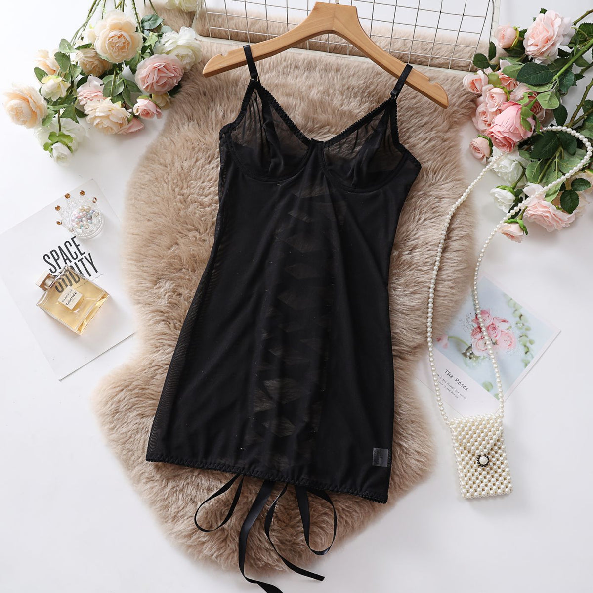 Sexy Mesh Strapless Transparent Lace Bodysuit - Stargate Lingerie