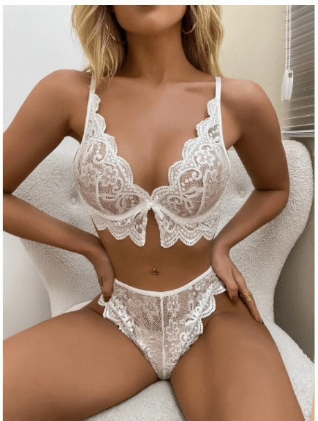 Women's Sexy Lace Erotic Two-Piece Lingerie - Stargate Lingerie