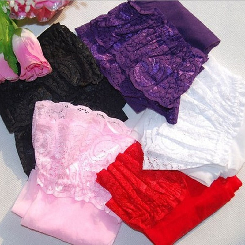 Transparent Lace Tube Stockings (6 Colors) - Stargate Lingerie